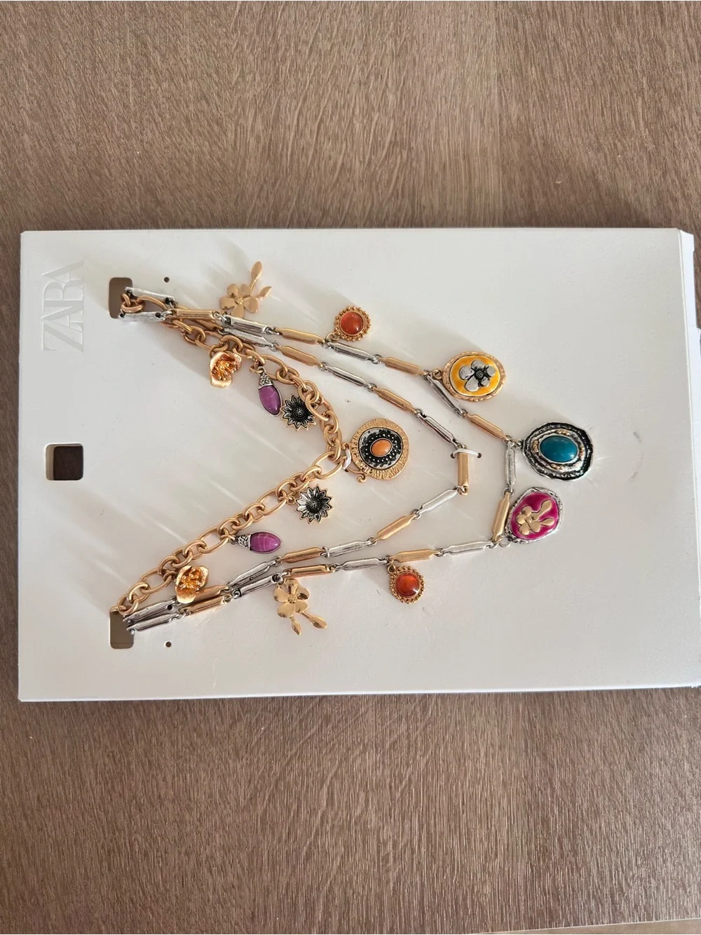 Zara Set of 3 Combined Charm Necklaces
